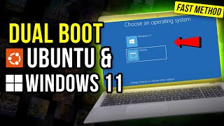 How to Dual Boot Windows 11 and Ubuntu 2404  FAST METHOD Updated 2024 [upl. by Divadleahcim]