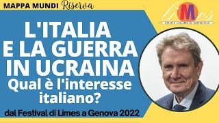 LItalia e la guerra in Ucraina Qual è linteresse italiano  di Lucio Caracciolo [upl. by Rimat369]