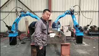 Arc Welding Robot simultaneously Welding [upl. by Adiv779]