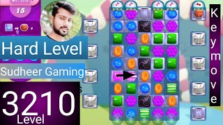 Candy crush saga level 3210 । Hard level । No boosters । Candy crush 3210 help । Sudheer Gaming [upl. by Raff]