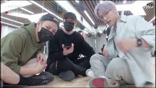 Eng Sub ATEEZ Hongjoong amp Wooyoung Cut Stray Kids Kingdom Behind Ft Mayfly [upl. by Heer]