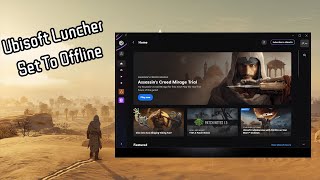 How To Set Ubisoft Connect Beta Version to Offline Mode ।। Assassins Creed Mirage [upl. by Ellenohs657]