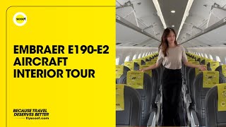 Tour of Embraer E190E2 Interior  Scoot [upl. by Zephan]