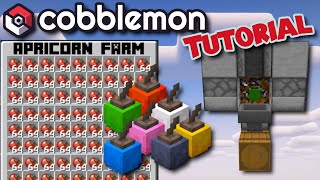 Easy Automatic Apricorn Farm  Tutorial  Cobblemon [upl. by Monika]