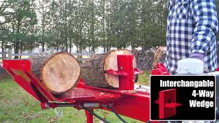 SplitFire 4490 2Way Log Splitter with interchangeable 4way wedge [upl. by Honorine]