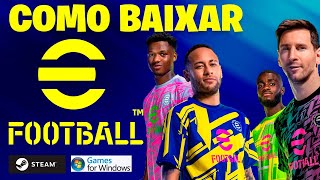 Como baixar eFootball 2022 PC Rápido [upl. by Zelde]