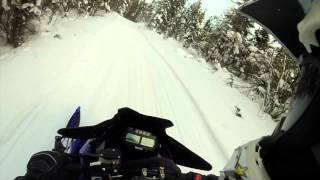 Gillam Manitoba Helicopter and Snowmobile Ride  Shot on GoPro Hero3 [upl. by Auerbach]