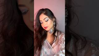 Festive Look  Soptimi Look durgapuja durga festival makeuptutorial [upl. by Airbmac]