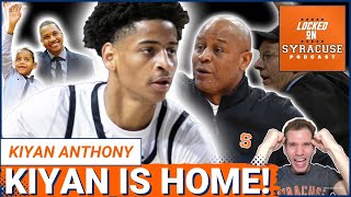 Hes Home  Kiyan Anthony Chooses Syracuse Basketball [upl. by Daitzman]