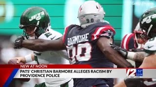 Patriots Barmore accuses Providence police of racism after traffic stop [upl. by Atsyrt]