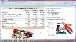 Chiffre daffaires prévisionnel  Exercice commenté [upl. by Eninnaj381]