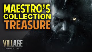 Maestro’s Collection Treasure Key amp Code Location  Resident Evil 8 Village RE8 Guide [upl. by Laamak]