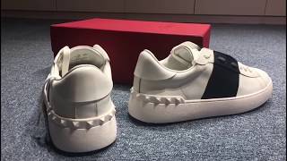 VALENTINO OPEN SNEAKER REALampFAKE ampA CLOSER LOOK [upl. by Ramej]