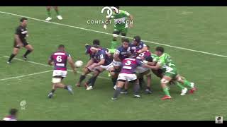 Rugby Try Lineout Strike Play Using Forwards and Backs [upl. by Shelah]