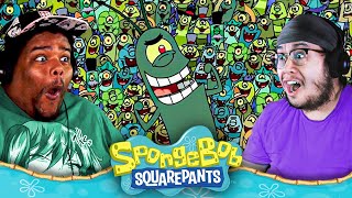 PLANKTONS FAMILY  SpongeBob Season 3 Episode 18 GROUP REACTION [upl. by Ciel]