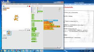 Calcul de la factorielle dun nombre N programmation par bloc dinstructions [upl. by Orling]