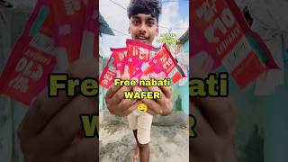 Free nabati WAFER 🤤 and Cashback 🤑 minivlog youtubeshorts shorts bengali foodvlog [upl. by Wildon]