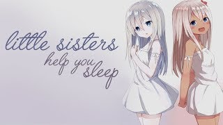 ASMR Twin Little Sisters Help You Sleep Voice Acting Binaural Soft Sleeping Sounds [upl. by Neeluj]