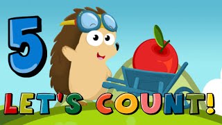 Number counting for children 15  kids learning videos [upl. by Alius]