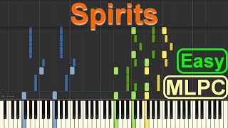 The Strumbellas  Spirits Easy Version I Piano Tutorial by MLPC [upl. by Solram]