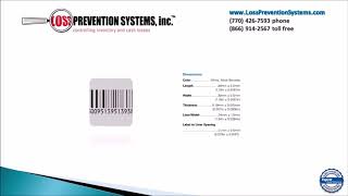 RF Label  Loss Prevention Systems 40x40mm RF Label Checkpoint Systems Compatible 410 Label [upl. by Gardal]