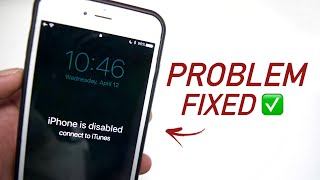 iPhone is Disabled Connect To iTunes issue Here’s The Fix [upl. by Adda32]