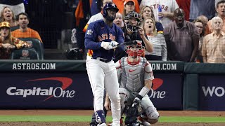 450 FOR THE LEAD Yordan Alvarez crushes a MASSIVE World Series homer [upl. by Elay117]