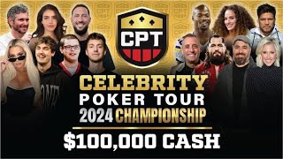 Celebrity Poker Tour 2024 Championship [upl. by Combe]