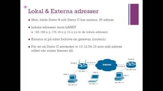 Nätverksteknik  Protokollet IP amp DHCP samt lite om DNS [upl. by Neleh891]