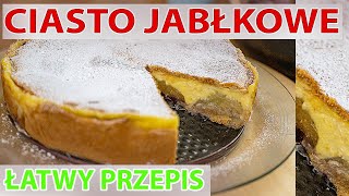 Ciasto Jabłkowe z budyniem  jak TORT Zobacz przepis bo jest PYSZNE [upl. by Ierna]