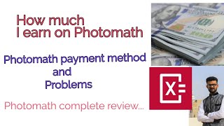 How much I earn on photomath  photomath complete review photomath expert earn money online [upl. by Greyso]