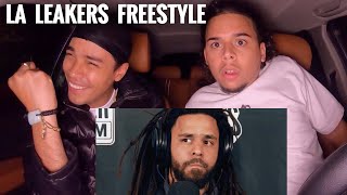 J COLE  LA LEAKERS FREESTYLE  REACTION [upl. by Roddie]