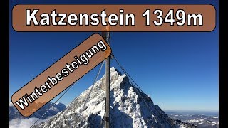 Katztenstein 1349 m  Winterwanderung [upl. by Elyrehc]