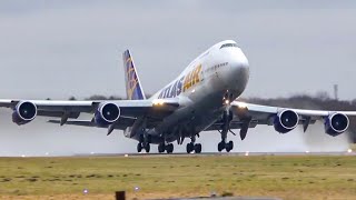 4K 100 planes landing and take off in 1 HOUR The best of plane spotting 2018 [upl. by Fihsak]