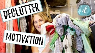 DECLUTTER MOTIVATION  Closet Organization Refresh Tips [upl. by Etnoval]