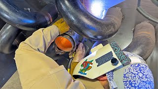 Why Do Specialty Pipe Welders Wear Chopped Leather Top Pipeliner Welding Hoods [upl. by Gavini]