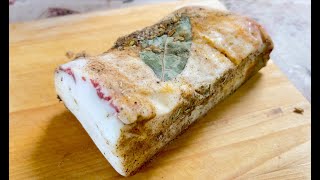 How to make Lardo at Home Lardo italiano [upl. by Rediah777]