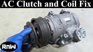 How to Remove and Replace an AC Compressor Clutch and Bearing Long Version [upl. by Woodrow]