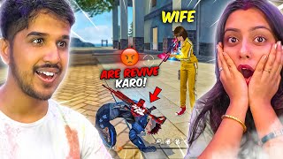 TROLLING MY WIFE IN FREE FIRE 😂 FUNNIEST MOMENT [upl. by Rape999]