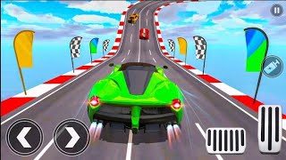 Mega Ramp Car Stunt Car Race Game  Impossible GT Car Stunt Game  Android Gameplay game 9 [upl. by Rehttam]