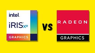 Intel Iris Xe vs AMD Radeon iGPU Whats the Best Integrated Graphics [upl. by Annoyi]