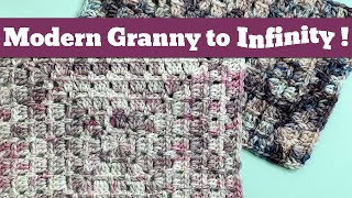 My New Favorite Continuous Granny Square So Easy 😍 Plus Rectangle Option [upl. by Yniar]