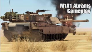 War Thunder M1A1 Abrams Gameplay Realistic [upl. by Atikahs424]