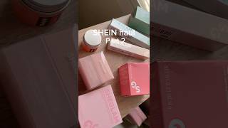 SHEIN makeup haul part 2 music song dance love trending makeup haul shein preppy shopping [upl. by Amehsat]