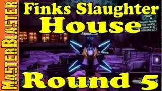 Borderlands 2  Finks Slaughter House Bandit Round 5 Solo [upl. by Meagher186]