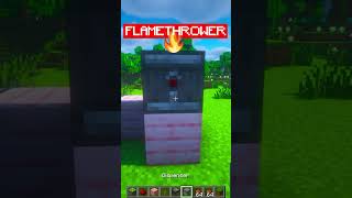 Minecraft Flamethrower shorts [upl. by Mano443]