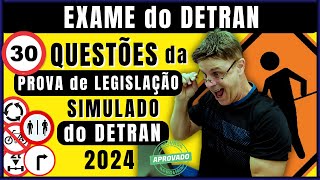 EXAME do DETRAN 2024 SIMULADO da PROVA de LEGISLAÇÃO do DETRAN 2024 PERGUNTAS do TESTE TEÓRICO [upl. by Steiner]