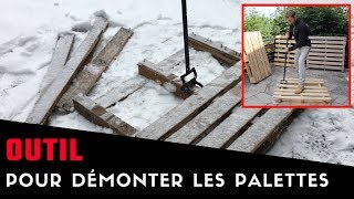 Je TESTE un quotdémontepalettequot acheté sur Amazon  DÉMONTER PALETTE BOIS [upl. by Mahalia565]