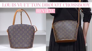 Our favorite vintage small LV crossbody Bag Louis Vuitton Drouot Pros Cons amp Review  LRG [upl. by Romola]