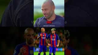 Mascherano On Lionel Messi Being The Best Defender football messi mascherano [upl. by Keiko]